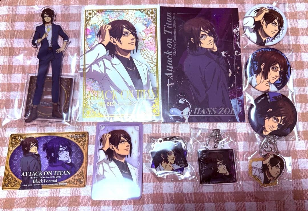 進撃の巨人 カラ鉄 サンシャインプリンスホテル 缶バッジ アクスタ ハンジ