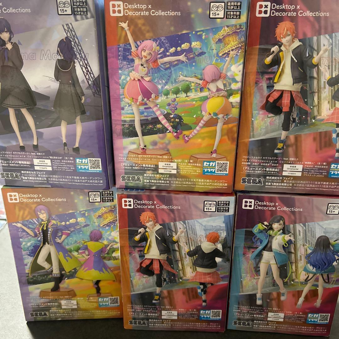 プロセカ　Desktop×Decorate　ワンダショ　フィギュア　6点セット