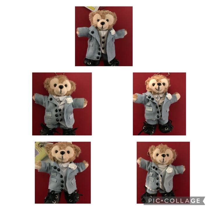 ダッフィー付き！5セット！着せ替えコスチューム 水色衣装 ぬいば お正月大特価