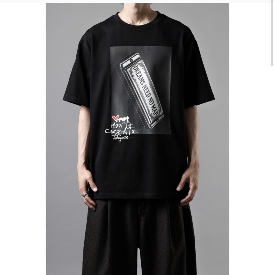 【新品TAKUYA∞の創り方】ハーモニカ Tシャツ/ブラック L