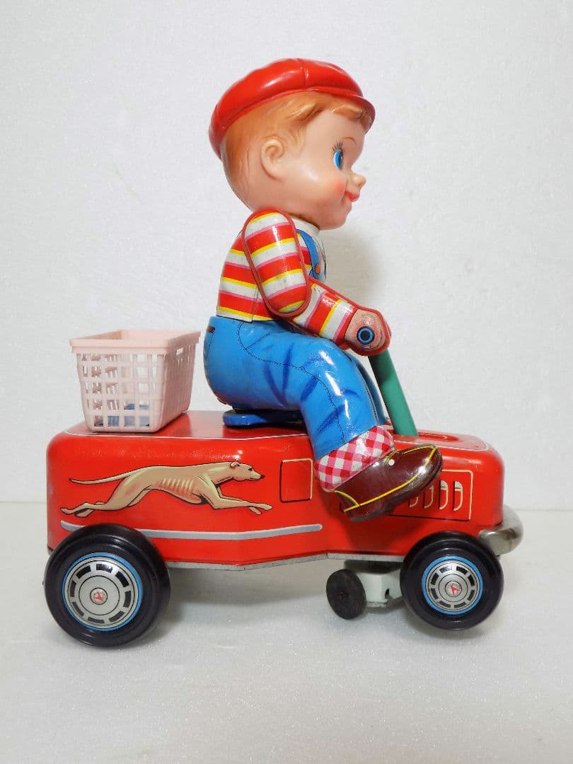 マスダヤ ブリキ　電動　【ちびっこ HAND CAR 】☆動作品