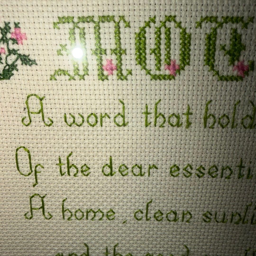 MOTHER 刺繍アート フレーム付き