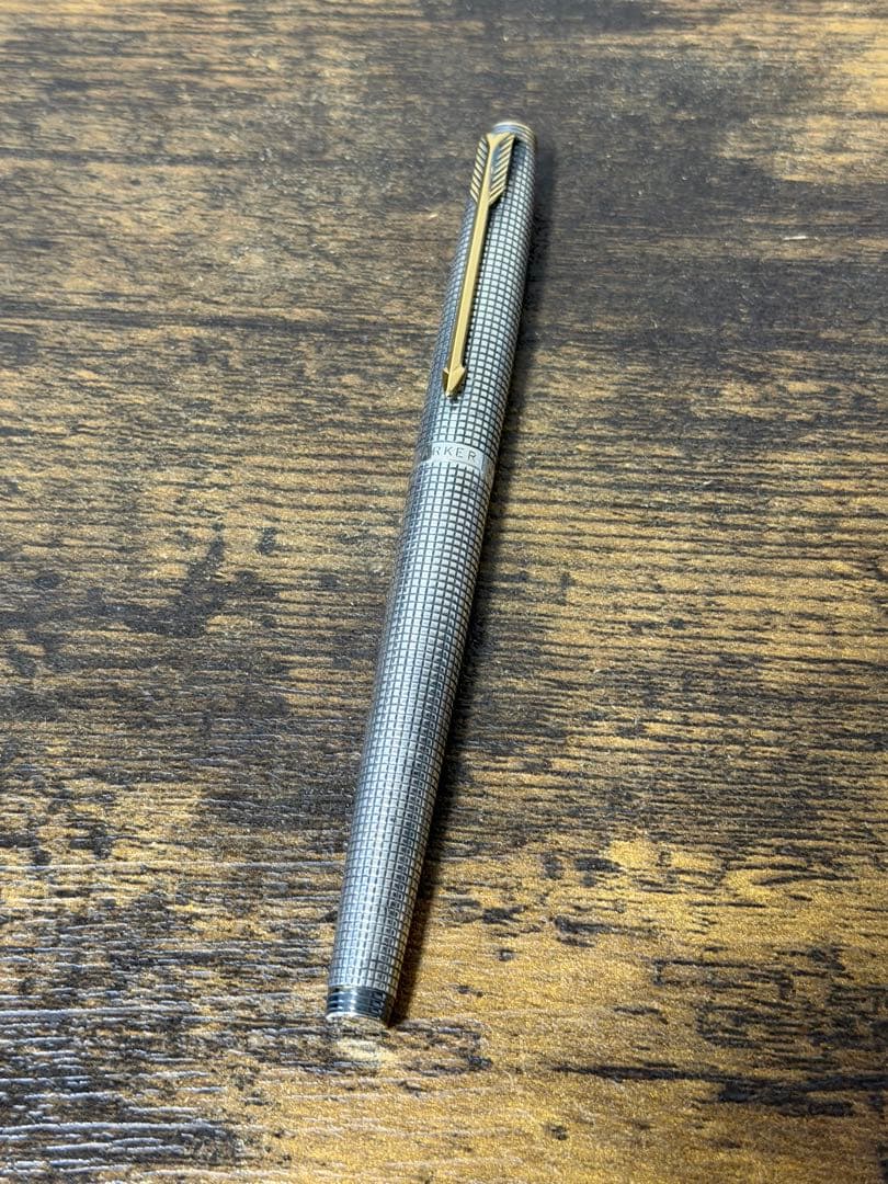 初期　字幅63 パーカー　75 万年筆　スターリングシルバー　細字