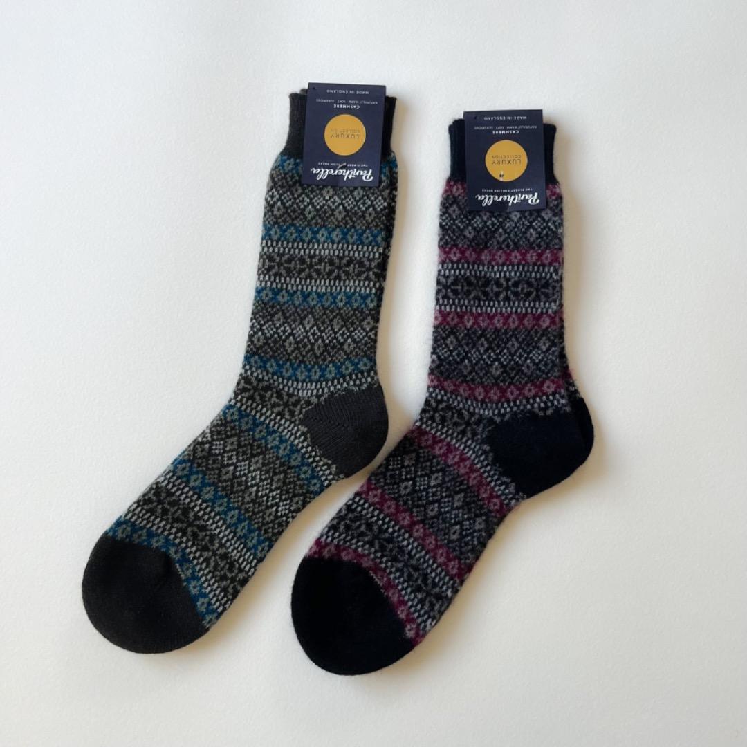 新品 Pantherella パンセレラ カシミア ソックス 靴下 セット