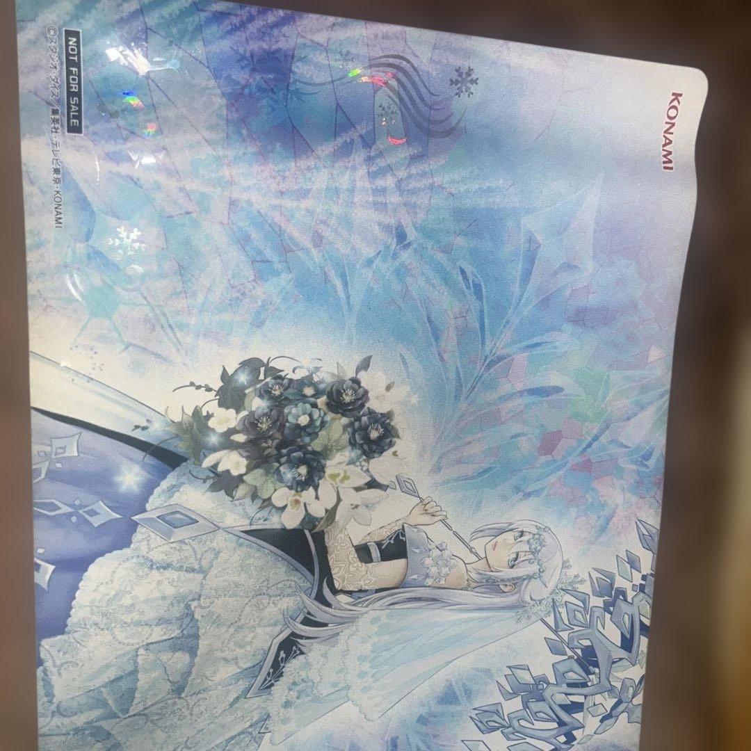 遊戯王　ランキングデュエル　六花精ティアドロップ　プレイマット