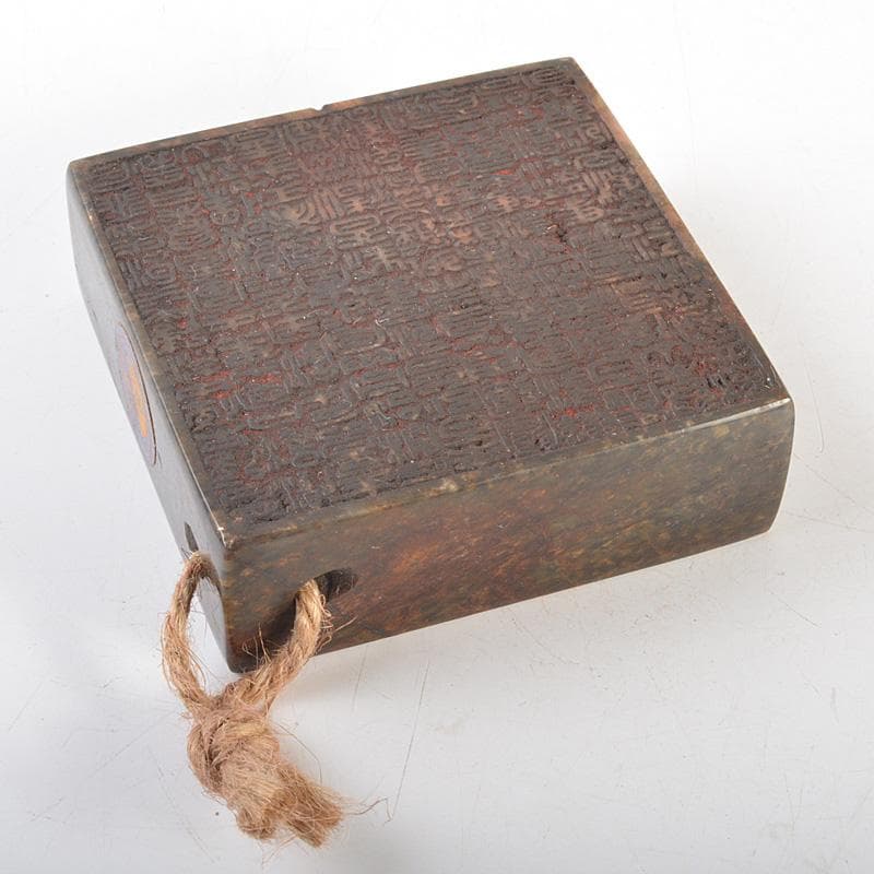 中国　書道具　篆刻　玉石彫刻　印材　V　7421E