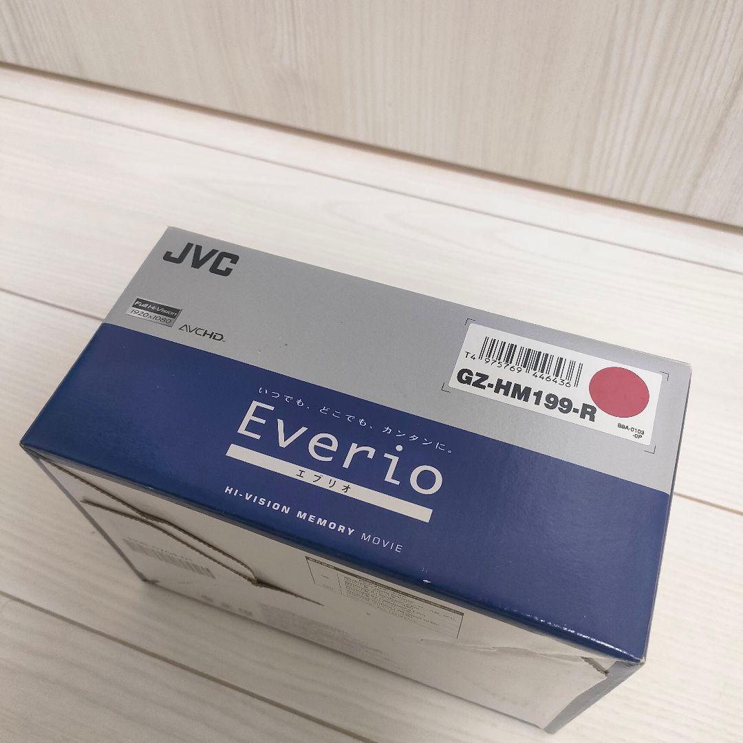 【美品】JVC Everio GZ-HM199 レッド