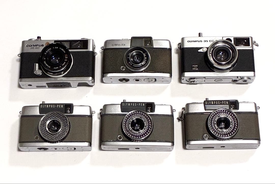 オリンパス PEN・EE、EE-2、35ED、35EC- 2　カメラ6台セット