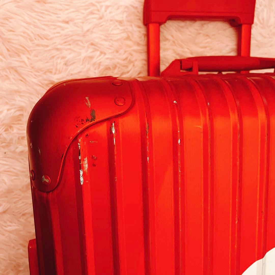 supreme RIMOWA コラボ キャリーケース 82L レッド
