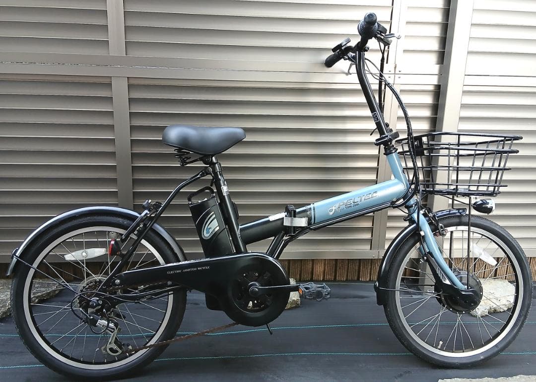 ペルテック　TDN-208L　折りたたみ電動アシスト自転車　20インチ　中古