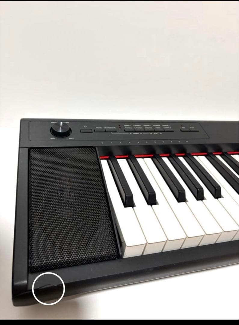 美品YAMAHA ヤマハ NP-12 電子キーボード 電子ピアノ＆ソフトケース付