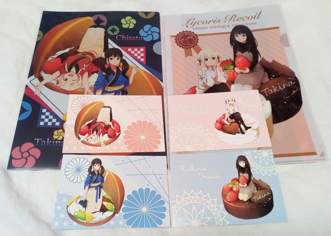 リコリスリコイル　リコリコ 新宿マルイメン　ファイル ポスカ　千束 たきな　特典