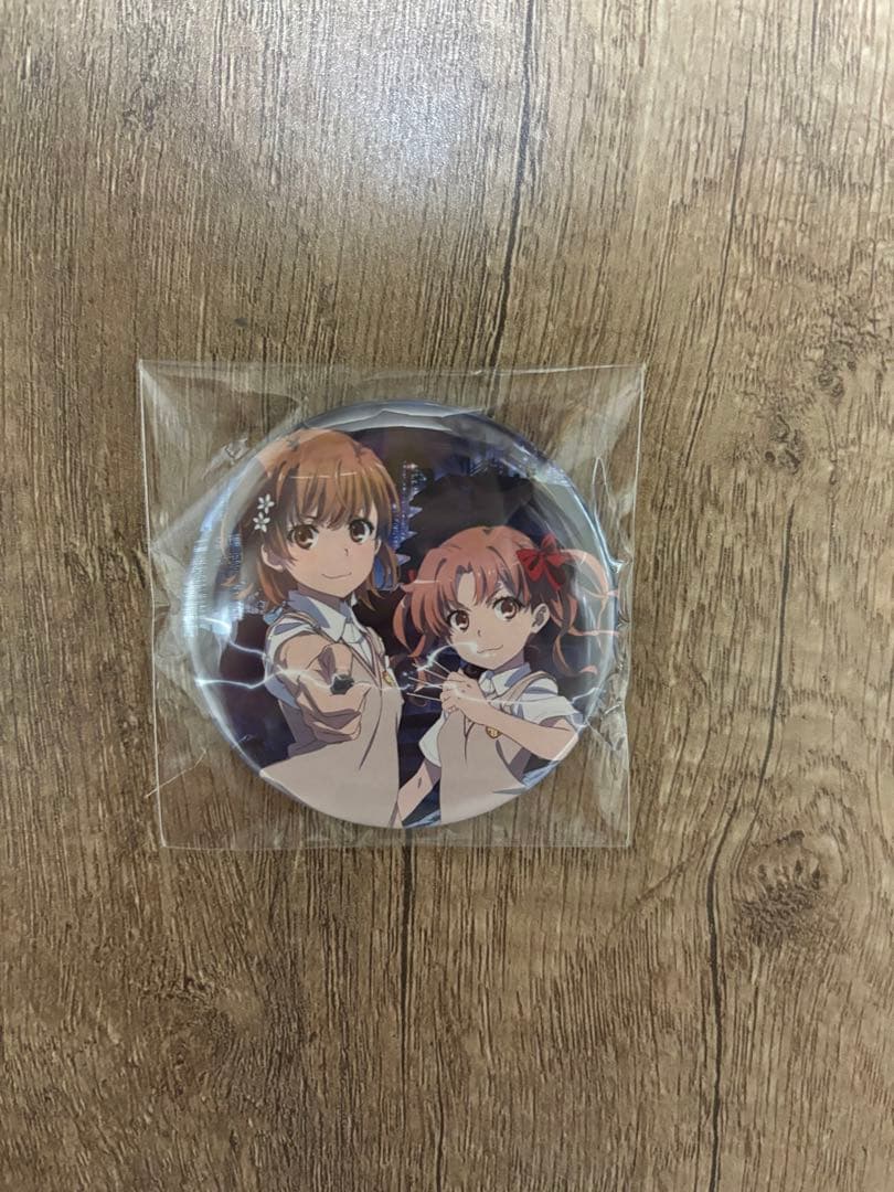 とある科学の超電磁砲　御坂美琴　白井黒子 特典　缶バッジ