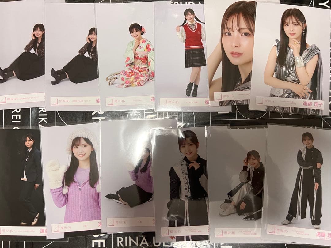 ◎櫻坂46 遠藤理子　生写真　150枚　コンプ8種　お値下げ