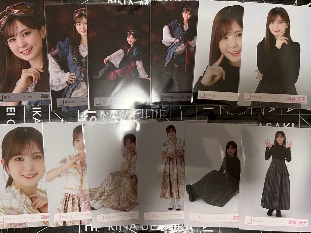 ◎櫻坂46 遠藤理子　生写真　150枚　コンプ8種　お値下げ