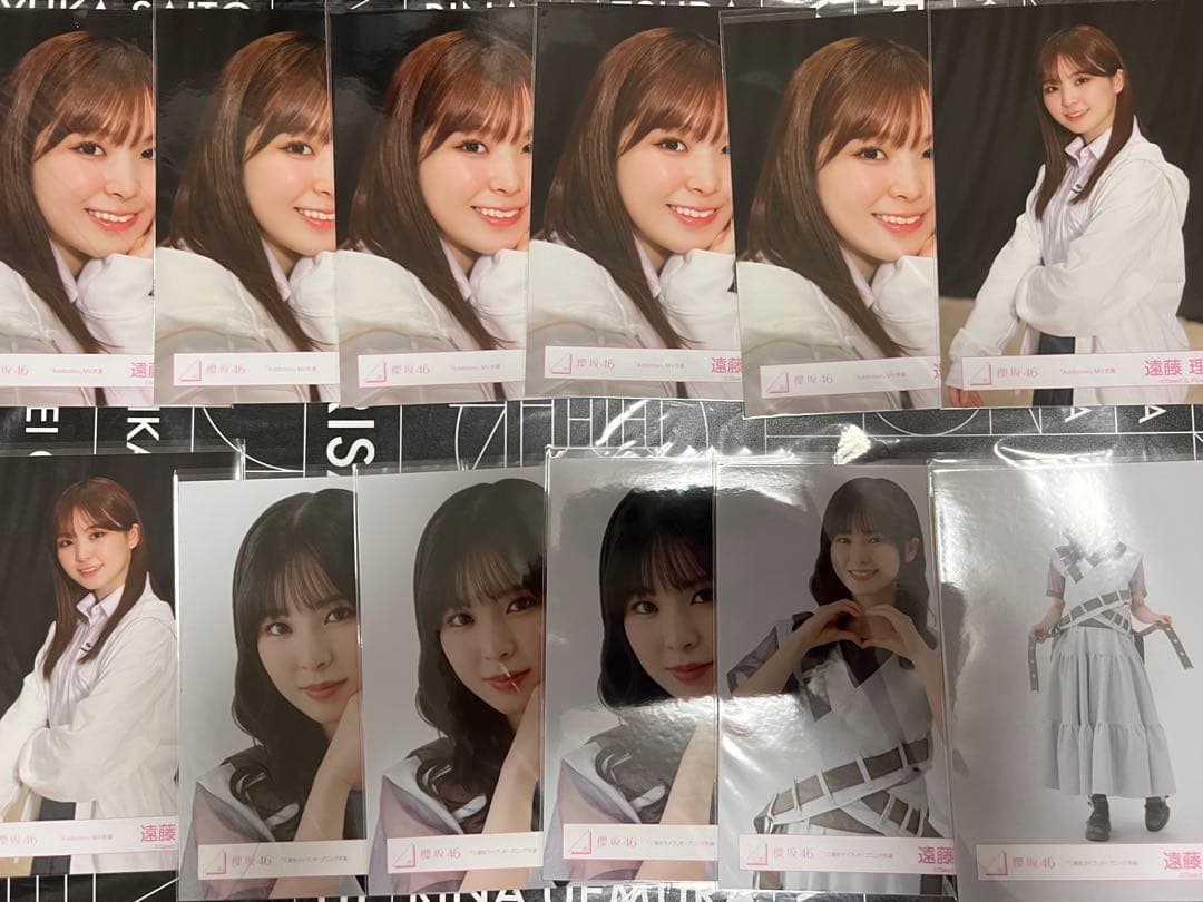 ◎櫻坂46 遠藤理子　生写真　150枚　コンプ8種　お値下げ