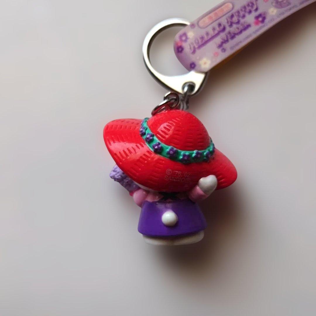 HELLO KITTY　ラベンダー　北海道限定　2002年　キーホルダー　希少