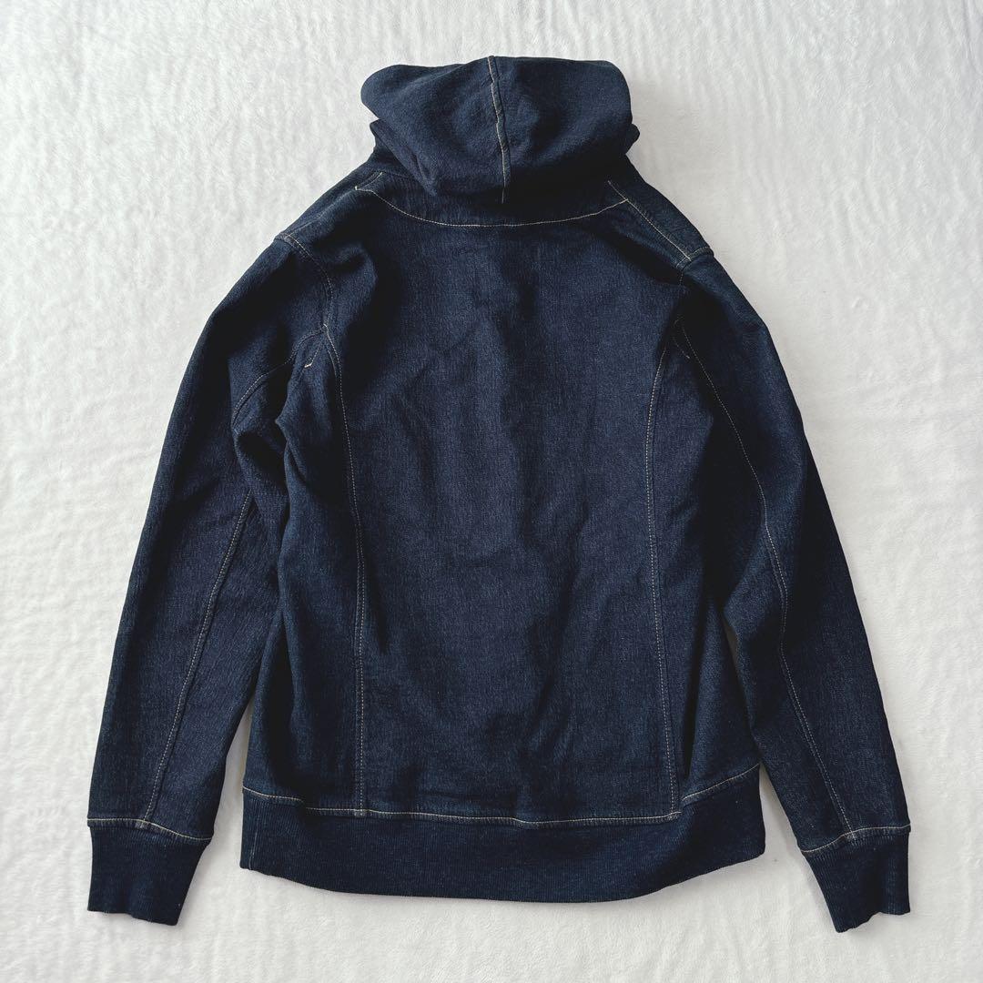 【未使用タグ付き】WJK デニム　パーカー　フーディ　大きめサイズ
