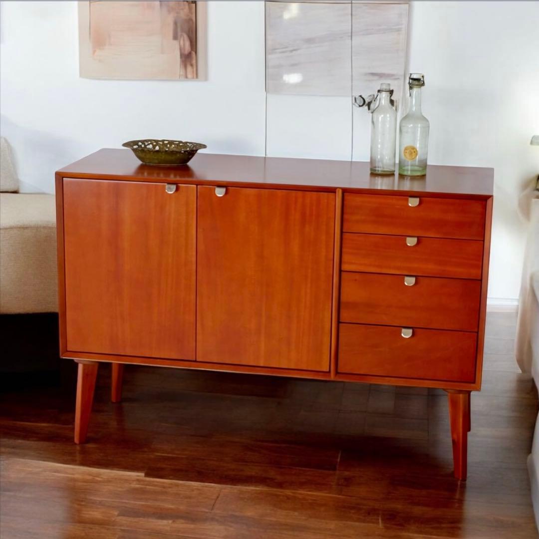 I 新品 北欧 キャビネット リビングボード 収納 本棚