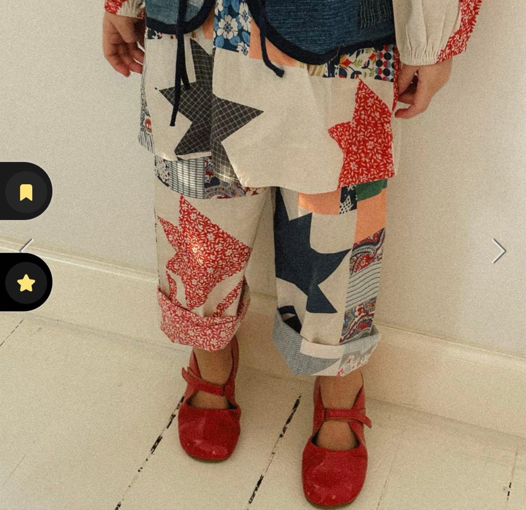 SISSEL EDELBO MINI パッチワークパンツ3-4Y