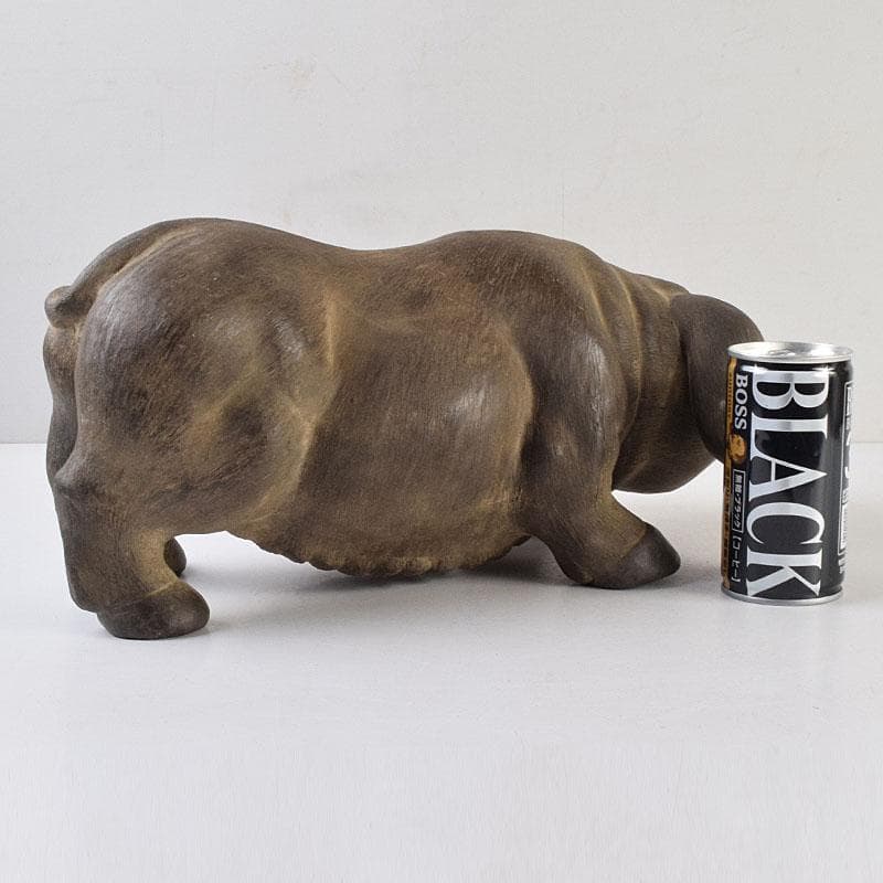 中国　古陶磁　陳鳴遠　朱泥　豚俑　陶俑　置物　V　9208AE