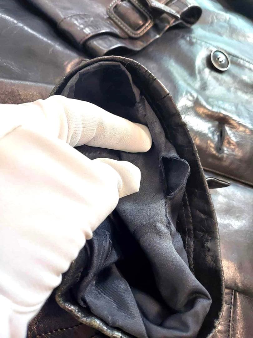 LUNA MATTINO ルナマティーノ ファー付きレザーロングコート Mサイズ