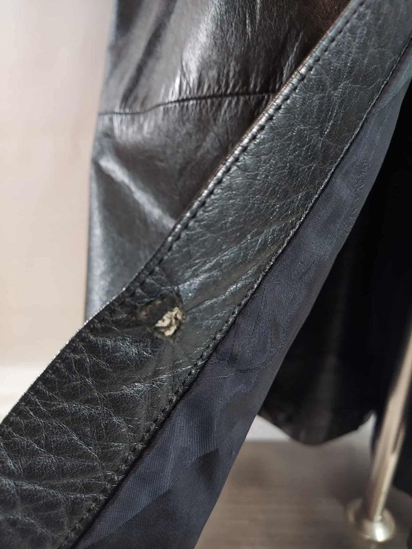 LUNA MATTINO ルナマティーノ ファー付きレザーロングコート Mサイズ