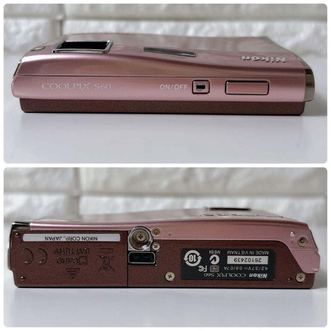 Nikon ニコン COOLPIX S60 ピンク コンパクトデジタルカメラ人気
