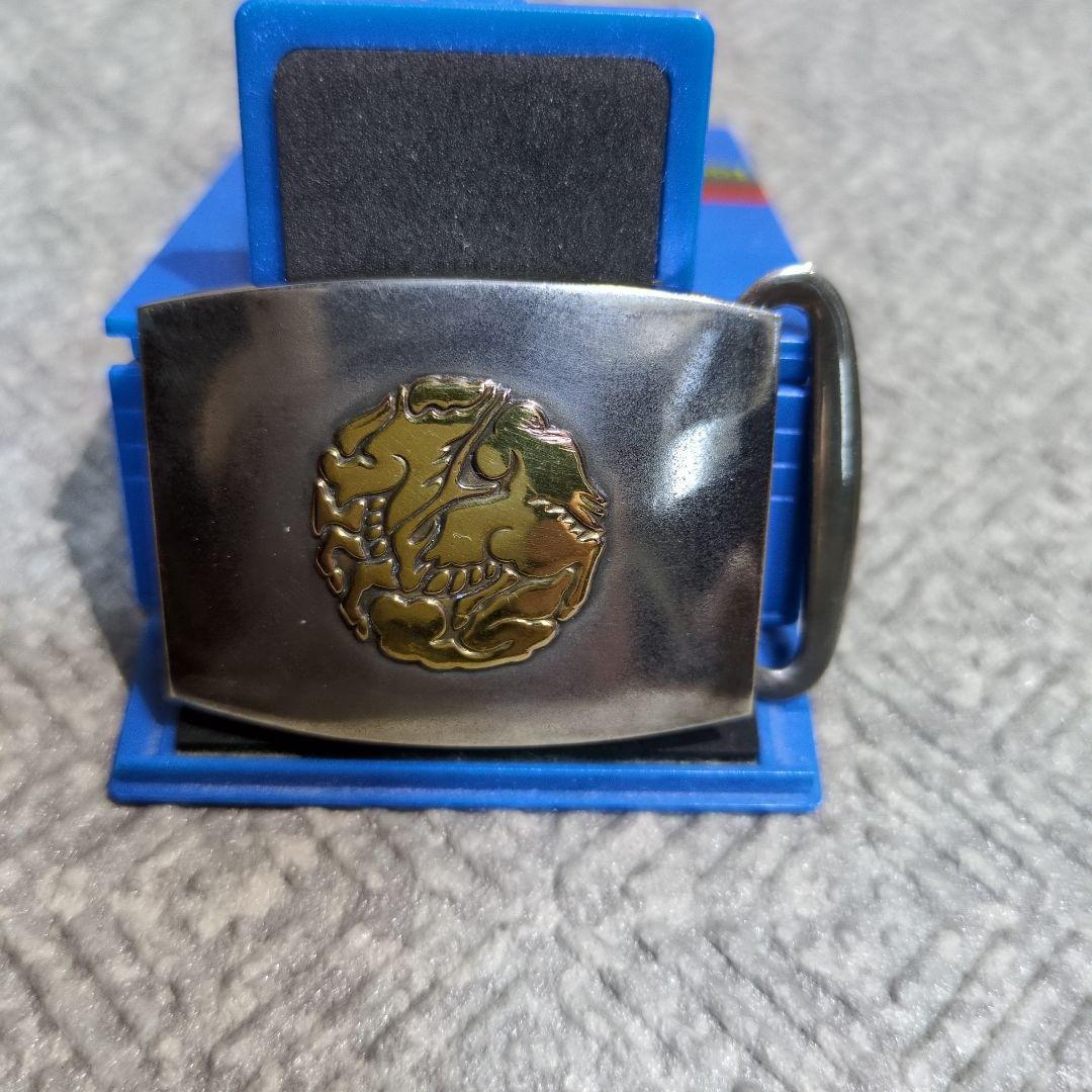 麒麟麦酒株式会社 創立50周年記念(1957年)東京三越 銀製バックル 共箱・栞