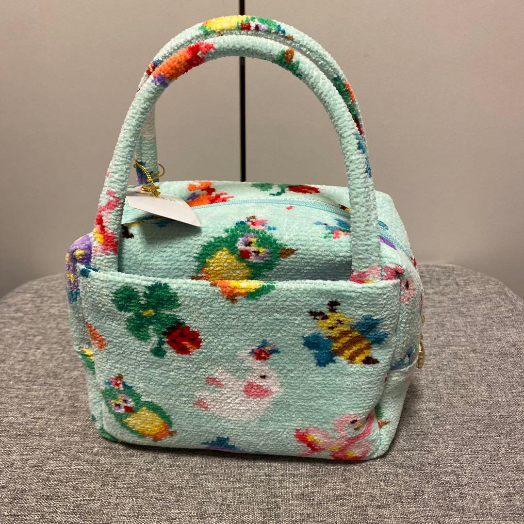 FEILER 神崎恵さん×フェイラー　ファンキーフォーチュン　ミニキューブバッグ