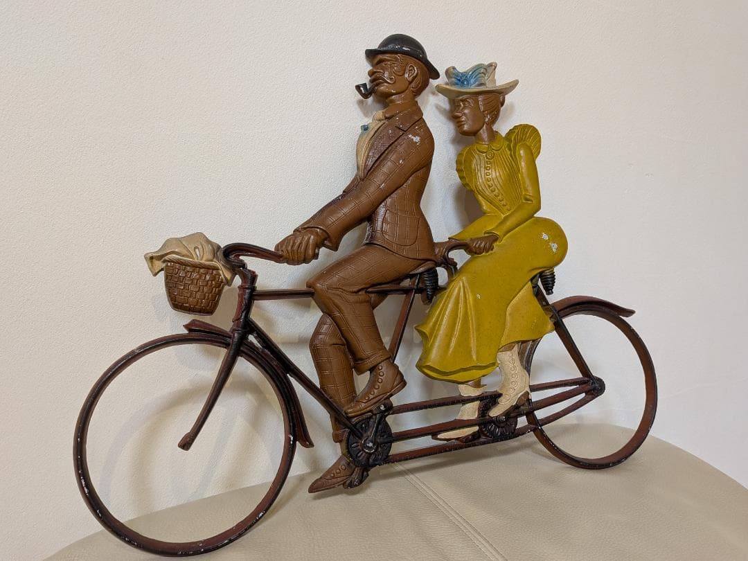 自転車マニア★ヴィンテージインテリア★タンデム自転車ウォールアート