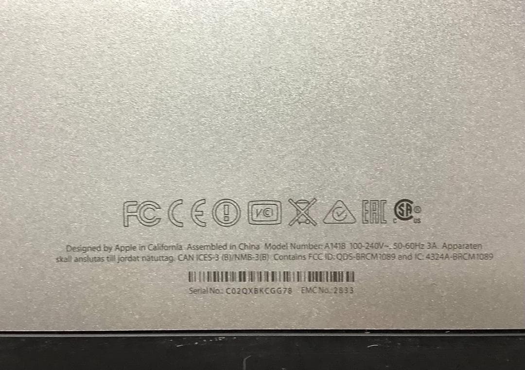 ③-L448-Apple iMac A1418 AC付き 1点