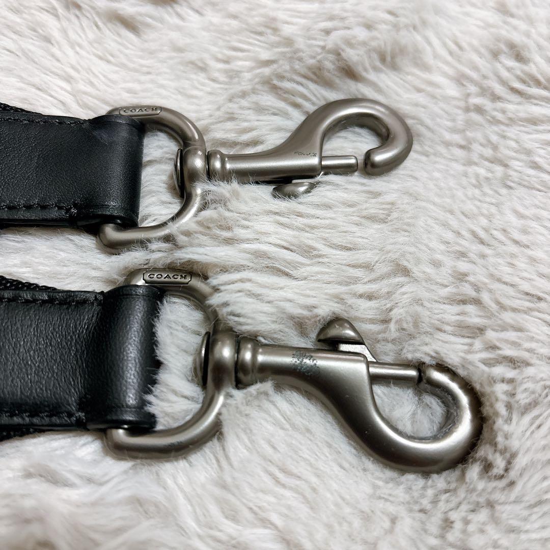 【美品】Couch ビジネスバッグ ブリーフケース キャンバス シグネチャー 黒