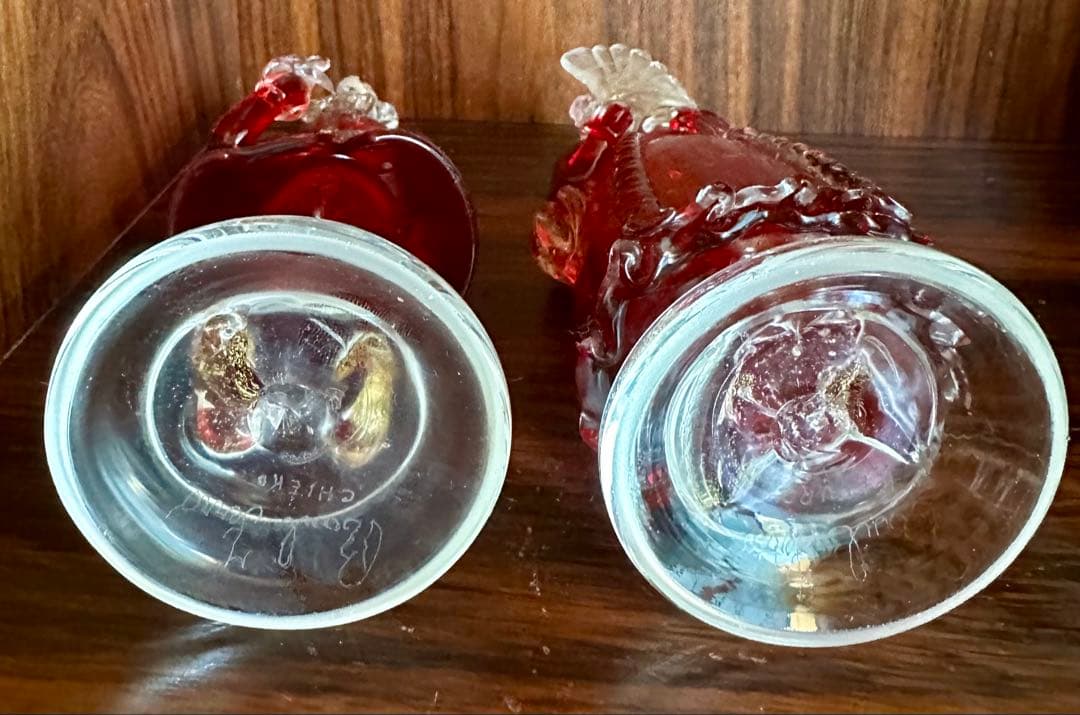 ベネチアングラス/男女フィギュリンセット