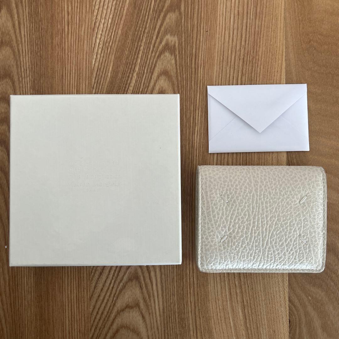 【Maison Margiela】二つ折り財布 アイボリー