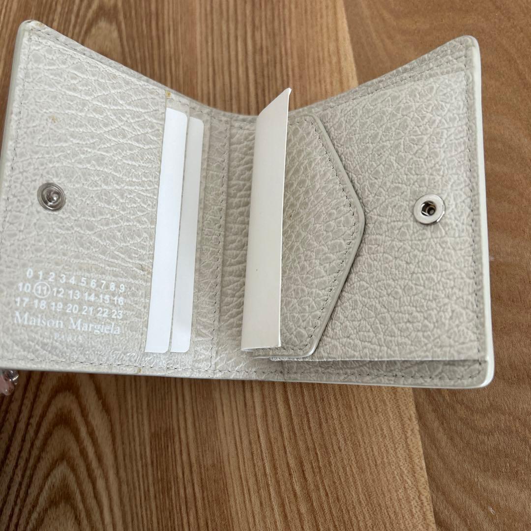 【Maison Margiela】二つ折り財布 アイボリー