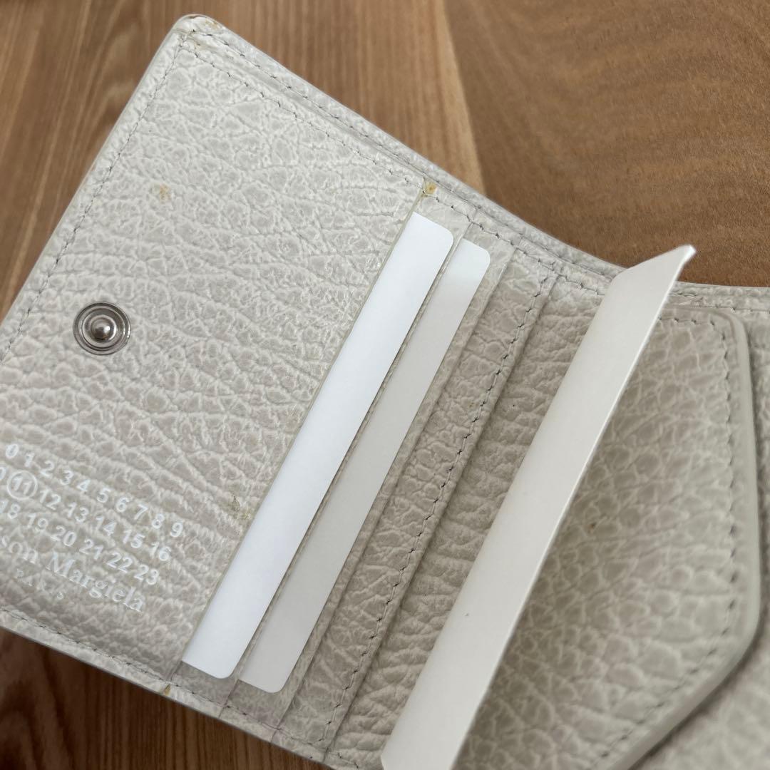 【Maison Margiela】二つ折り財布 アイボリー