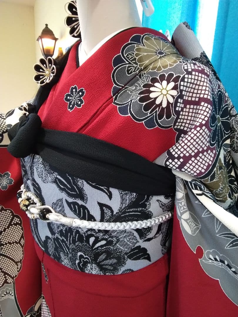 振袖フルセット、正絹振袖成人式、重ね衿、帯揚げ帯締め、高級袋帯、長襦袢