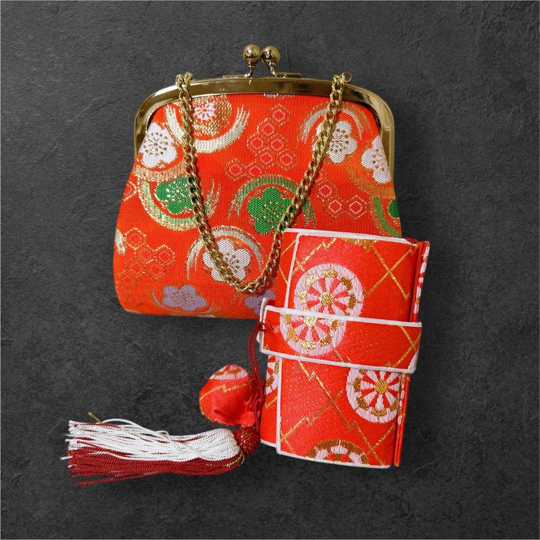 王道!!赤系♡七五三　7歳　女の子　フルセット　一式　朱赤　黒