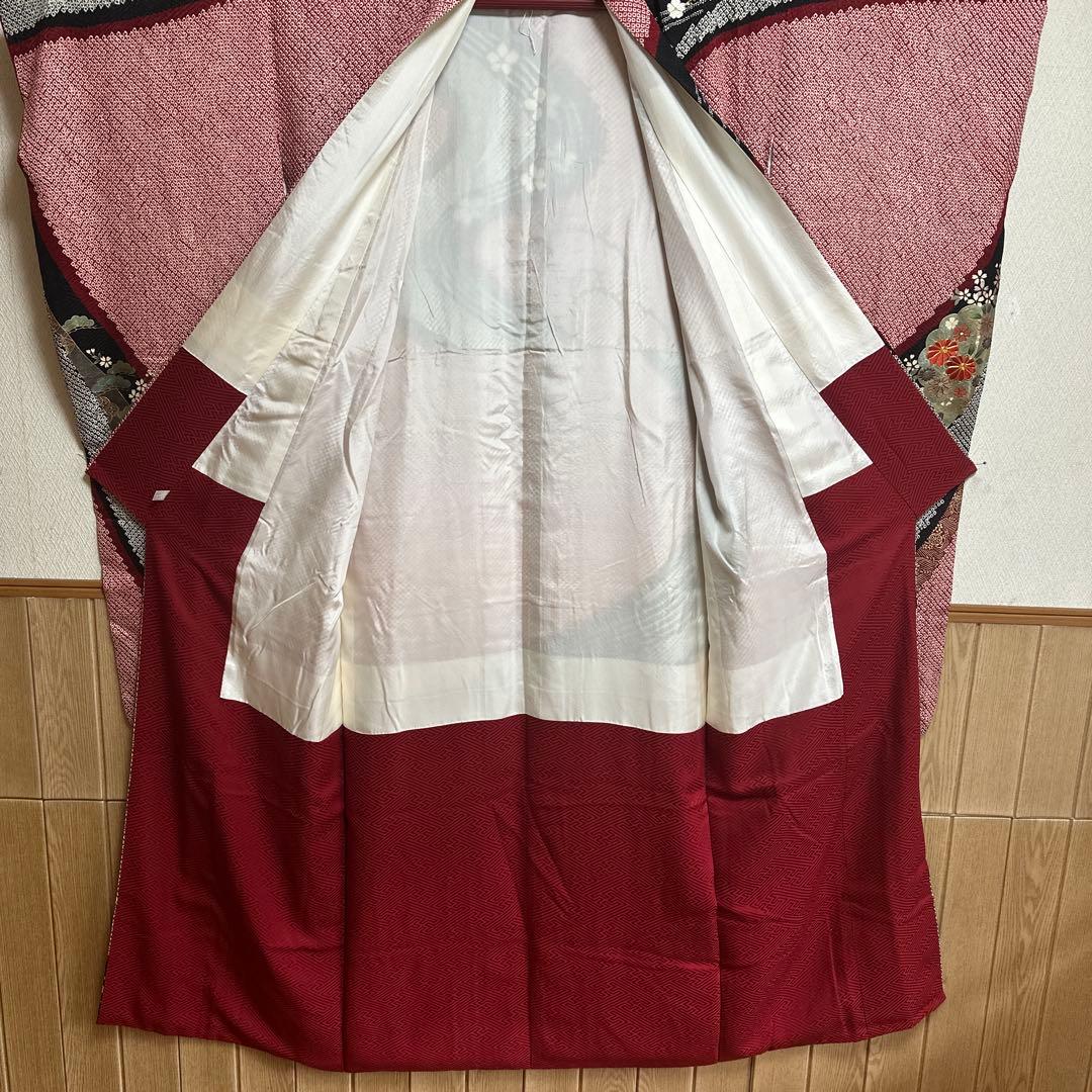 豪華　絞り振袖、長襦袢、半襟、重ね衿　18ー12