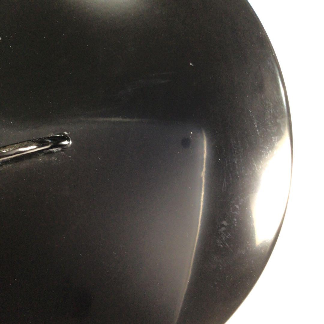 Ｎ６６５　水指　『平安　手塚祥堂造』『即中斎好写』『浅黄交趾』『末広水指』　共箱