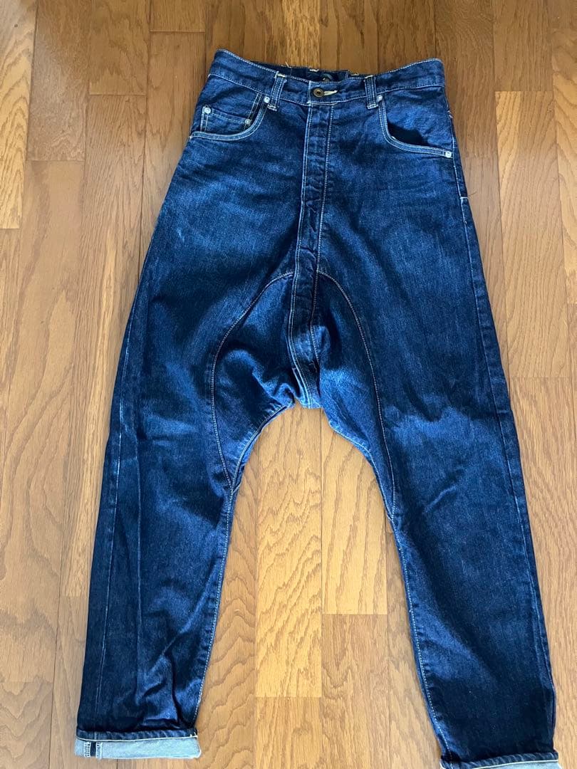 コムデギャルソン　オム　サルエルデニム　size S AD2011