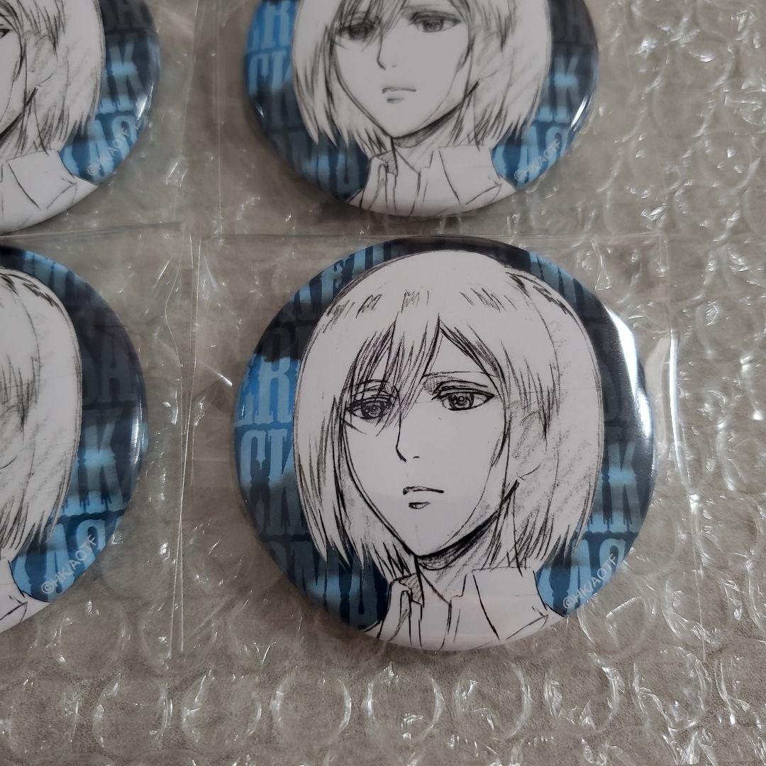 進撃の巨人　ミカサ　缶バッジ　20個　key:prime