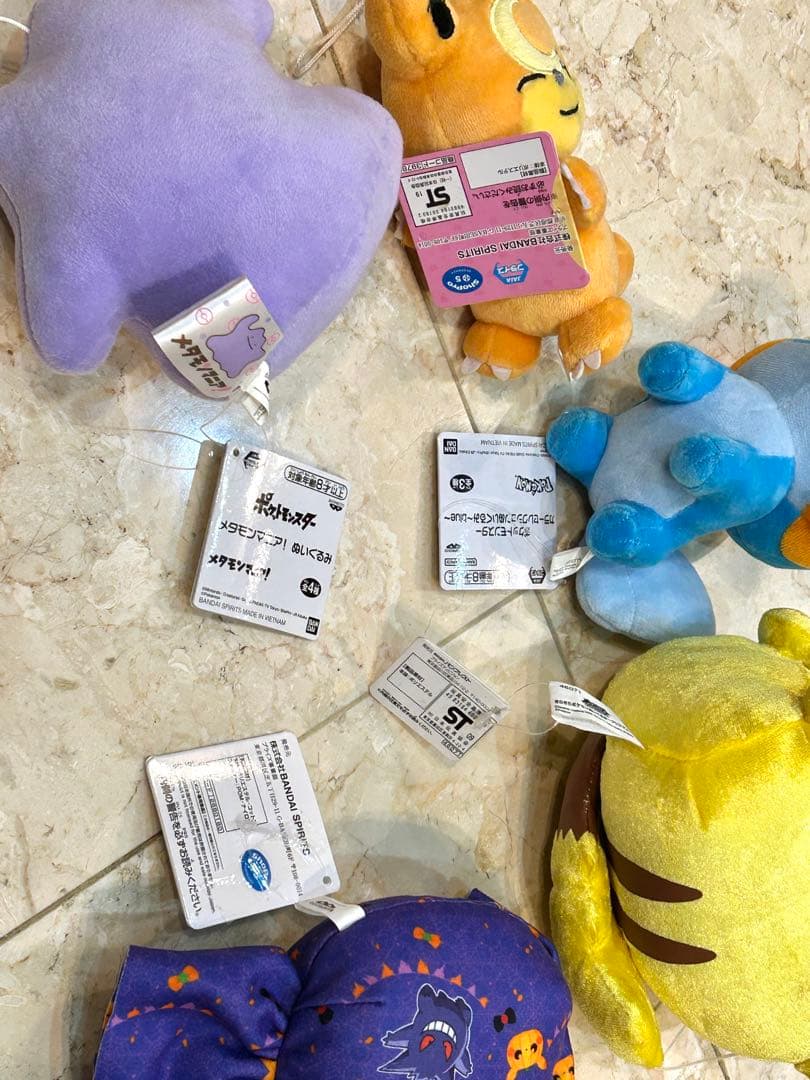 ポケモンぬいぐるみまとめ売り　ポケモンセンター　バンプレスト　タグ付きあり