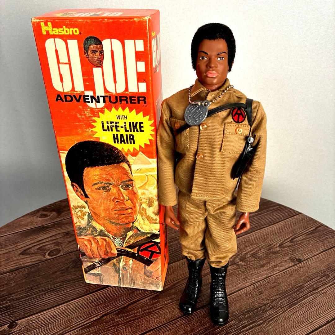 当時物　GIJOE ブラック・アドベンチャー　1970年 　BOX付