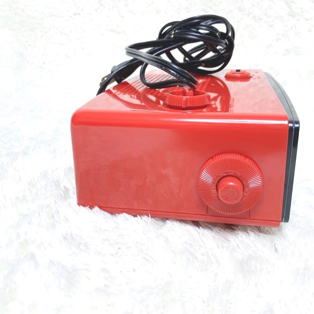 【美品 National RC-6030】ラジオ機能付パタパタ時計 昭和レトロ