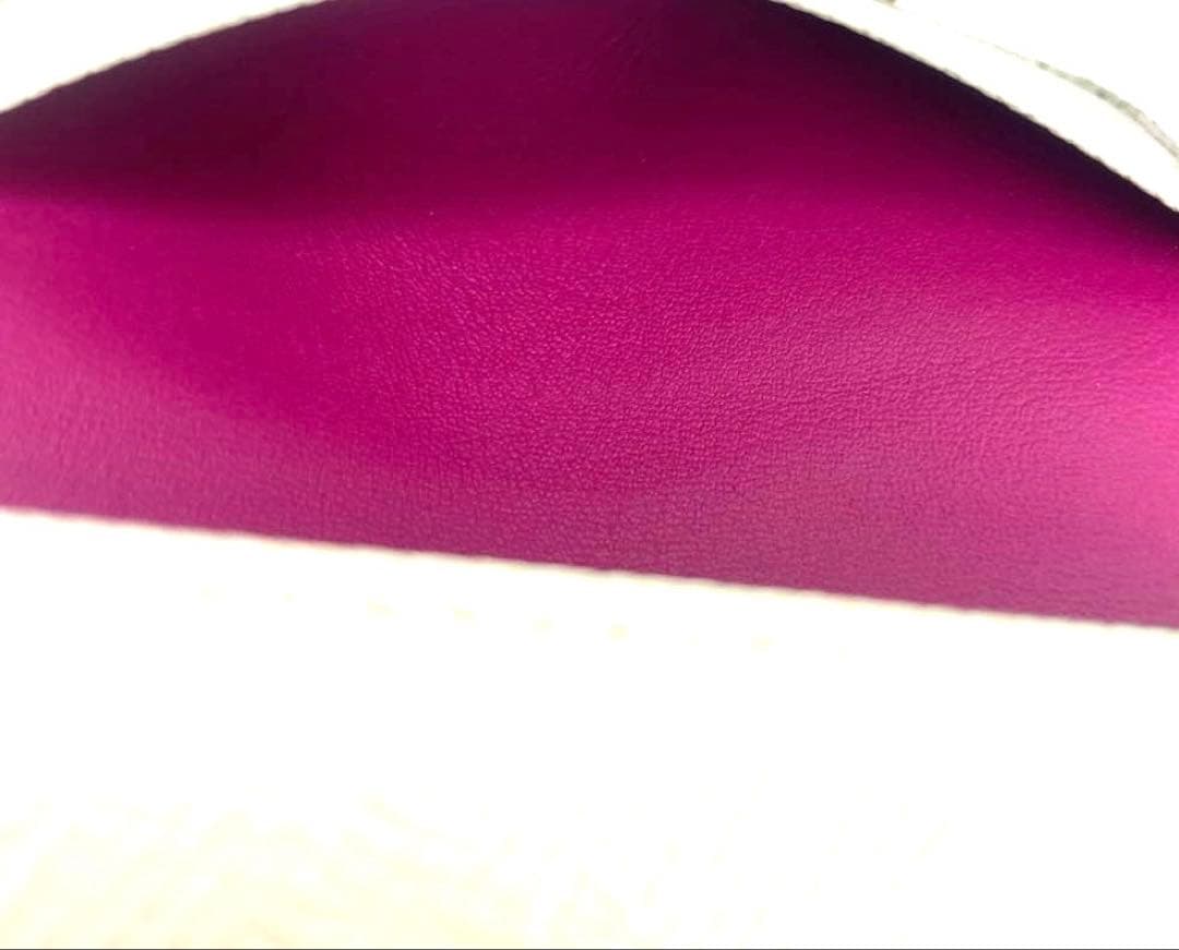 BVLGARI ブルガリ ロゴクリップ キーケース 6連 パープル　￼ピンク