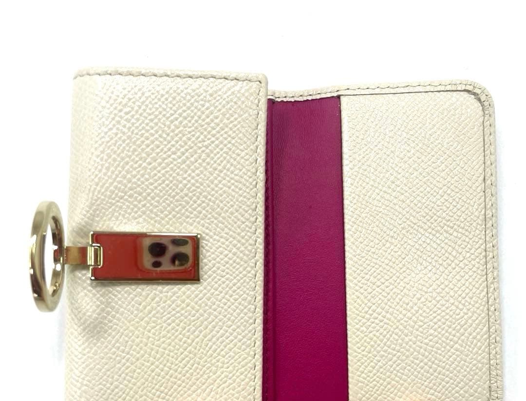 BVLGARI ブルガリ ロゴクリップ キーケース 6連 パープル　￼ピンク