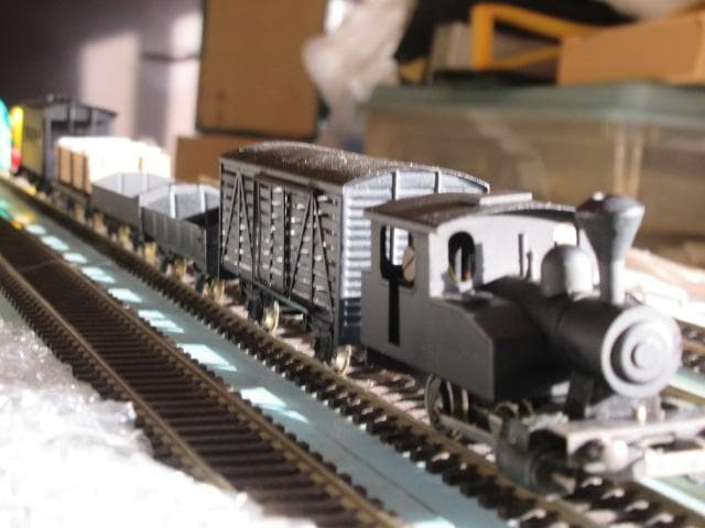 鉄道模型（HOゲージ）入門 蒸機豆貨物列車セット （金属製・エンドウ製）