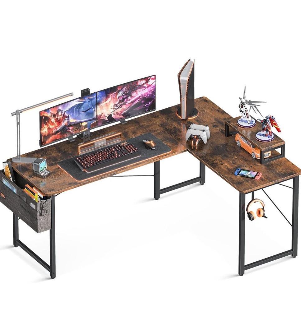 【OKC6】ODK l字デスク パソコンデスク ゲーミングデスク L字型